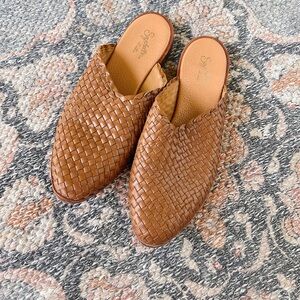 Seychelles Brown Woven Mules